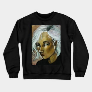 Jinx (girl portrait) Crewneck Sweatshirt